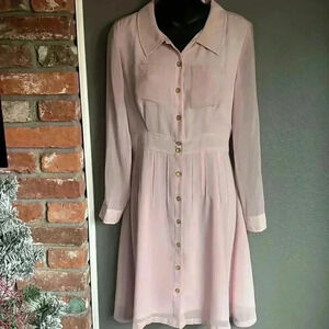 Camilla Tree Pink Shirt Dress Size S